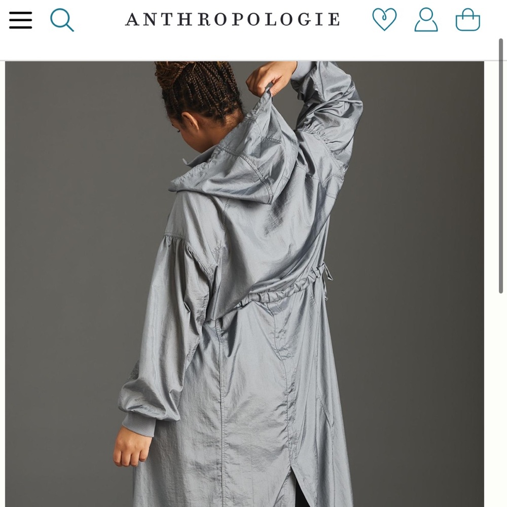 Anthropologie lightweight drawstring jacket - Picture 5 of 8